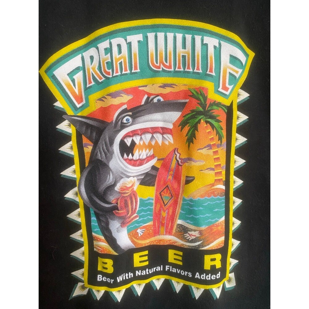 Great White Beer Hoodie – Lost Coast Brewing Co. Black Pullover